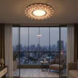 Spot LED ORBITA 5W rotund, bronz antichizat, lumina rece/calda
