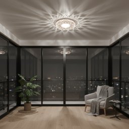 Spot LED ORBITA 5W rotund, bronz antichizat, lumina rece/calda