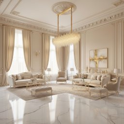 Candelabru din cristal LACE Royale, 11xE14, auriu lucios, reglabil