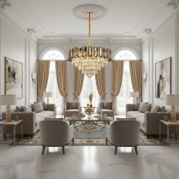 Candelabru din cristal AURUM Magno 12xE14, auriu lucios, reglabil