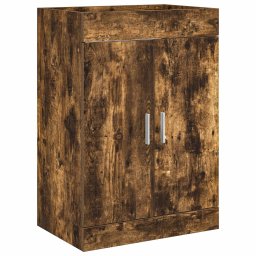 Dulap sub chiuveta pentru baie Stejar fumuriu 56 x 37,5 x 81 cm GartenMobel Dekor