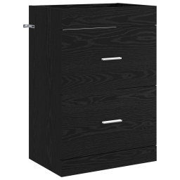 Dulap sub chiuveta pentru baie Stejar Negru 56 x 37,5 x 81 cm GartenMobel Dekor