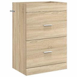 Dulap sub chiuveta pentru baie Stejar Sonoma 56 x 37,5 x 81 cm GartenMobel Dekor