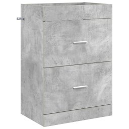 Dulap sub chiuveta pentru baie Gri Beton 56 x 37,5 x 81 cm GartenMobel Dekor