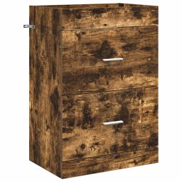 Dulap sub chiuveta pentru baie Stejar fumuriu 56 x 37,5 x 81 cm GartenMobel Dekor