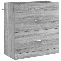 Dulap sub chiuveta pentru baie Sonoma gri 78,5 x 37,5 x 81 cm GartenMobel Dekor