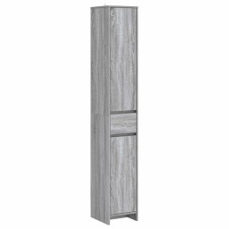 Dulap de Baie Sonoma gri 30 x 33 x 190 cm Lemn prelucrat GartenMobel Dekor