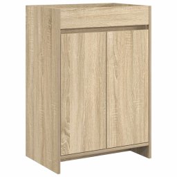 Dulap sub chiuveta pentru baie Stejar Sonoma 56 x 37,5 x 81 cm GartenMobel Dekor