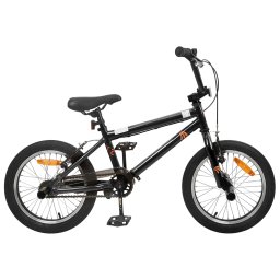 BMX 18 Inci pentru copiii de 7-10 ani Negru GartenMobel Dekor