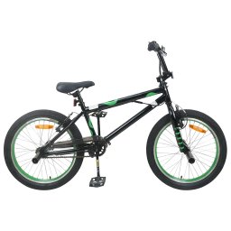 BMX 20 Inci pentru peste 9 ani Negru GartenMobel Dekor