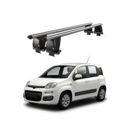 Bare transversale aluminiu pentru Fiat Panda 319 2012-, plafon neted