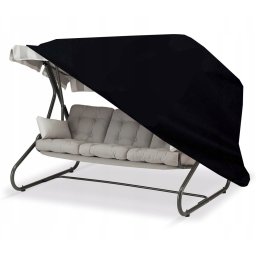 Husa impermeabila pentru balansoar Sersimo 215x150x150 cm, neagra