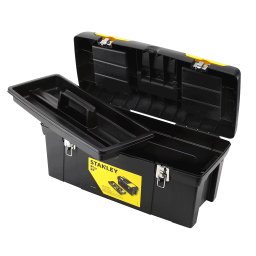 Cutie de scule Stanley 24 inch cu închidere metalica, 600x289x279 mm