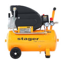 Compresor de aer Stager Air 20D24, 24L, 8 bar, 200 l/min