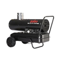 Tun de aer cald cu ardere indirecta Zobo ZB-H70, 18 kW, 230 V, 150 mp