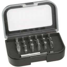 Set biti Stanley 18 piese, 25 mm, cu adaptor magnetic 1/4 pentru insurubare