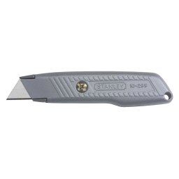 Cutter Stanley cu lama fixa trapezoidala 136 mm, 3 lame incluse