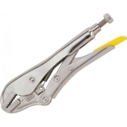 Cleste autoblocant Stanley cu varf drept, 225 mm, pentru prindere precisa