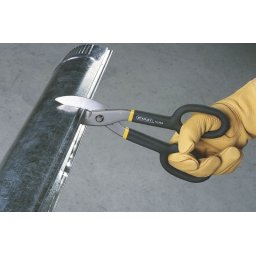 Foarfeca pentru tabla Stanley MaxSteel 250 mm, maner Soft Grip