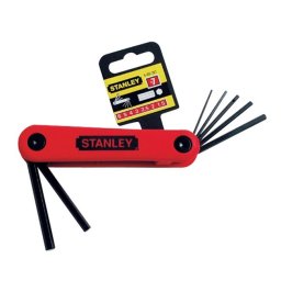 Set 7 chei imbus pliabile Stanley, otel aliat, 1.5-6 mm