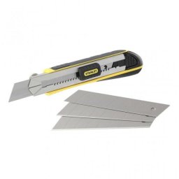 Cutter profesional Stanley FatMax 215 x 25 mm cu 4 lame de rezerva