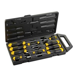 Set 10 surubelnite Stanley CushionGrip cu varfuri magnetice, dreapta si PZ
