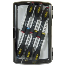 Set 6 surubelnite de precizie Stanley FATMAX cu cutie de transport