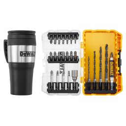 Set biti si burghie Stanley DT70707-QZ, 25 piese, cu cana termo