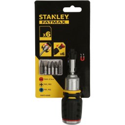 Surubelnita tubulara cu clichet Stanley FatMax si 6 biti FMHT0-62688