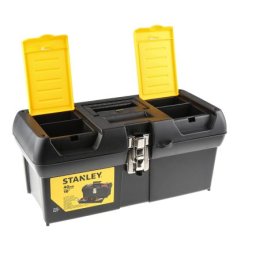 Cutie de scule Stanley 16 inch cu inchidere metalica si organizatoare