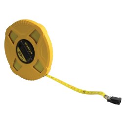 Ruleta Stanley cu banda de otel 30 m x 12,7 mm, carcasa ABS