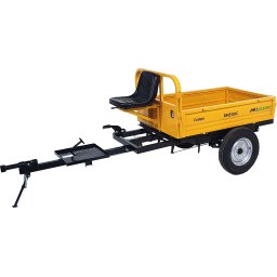 Remorca motocultor ProGARDEN Campo RM500C, 500 kg, 1 osie, basculabila
