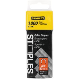 Set 1000 capse pentru cablu Stanley Tip 7/CT100, 10 mm, otel galvanizat