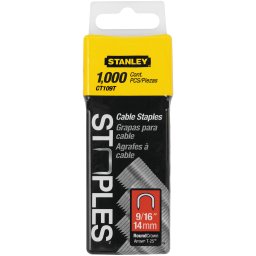 Capse Stanley tip 7/CT100 pentru cabluri rotunde, 14 mm, 1000 buc