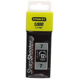 Capse pentru cablu Stanley Tip 7, 12 mm, set 1000 buc, model 1-CT108T