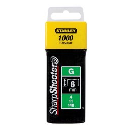 Set 1000 capse Stanley Tip G/4/11/140, 6 mm, otel galvanizat