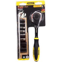 Set tubulare Stanley 3/8 cu clichet Rotator FatMax, 9 piese