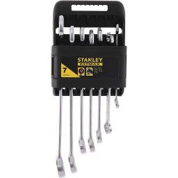 Set 7 chei combinate Stanley FATMAX 8-19 mm cu suport plastic