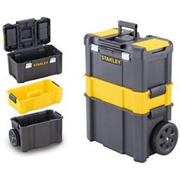 Cutie cu roti Stanley Essential 3 in 1 pentru unelte, 47,6 x 20,8 x 63 cm