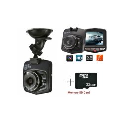 Camera auto de bord Full HD 1080p, 12V/24V, cu card MicroSD 32GB inclus