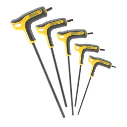 Set 5 chei Torx Stanley cu maner P ergonomic T10-T30