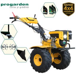 Motocultor ProGarden Campo 873 Alpine 7 CP cu plug simplu, rarita si 3L ulei