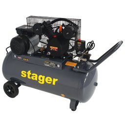 Compresor de aer Stager HMV0.25/100, 100L, 8 bar, 324 l/min, monofazat