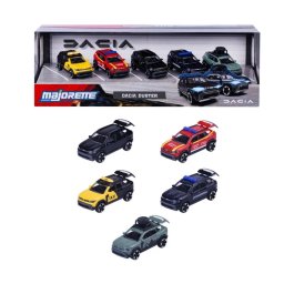 Set 5 masinute metalice Majorette Dacia Duster, scara 1:64