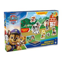 Joc magnetic educativ Paw Patrol la ferma cu 26 magneti