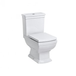 Toaleta monobloc Kerra Cleopatra cu evacuare spate si capac Soft Close