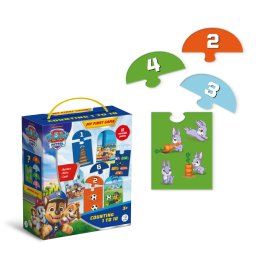 Puzzle educativ de asociere cu numere 1-10 Paw Patrol, 3+ ani