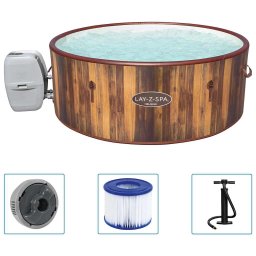 Bestway Cada cu hidromasaj gonflabila Lay-Z-Spa Helsinki AirJet GartenMobel Dekor