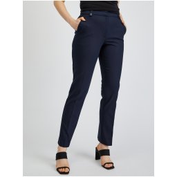 Pantaloni eleganti pentru femei ORSAY - albastru inchis