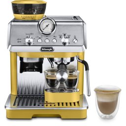 Espressor Manual Delonghi La Specialista Arte EC9155.YE 1.7L 15Bar Extractie la Rece Rasnita Reglabila 1400W Galben